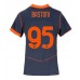 Inter Milan Alessandro Bastoni #95 Tredjedrakt Dame 2025-26 Korte ermer